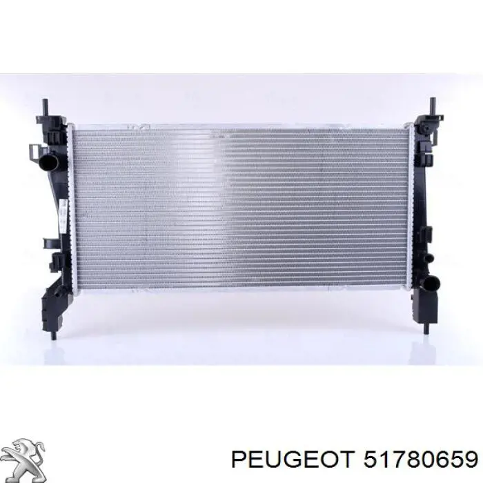 51780659 Peugeot/Citroen радіатор охолодження двигуна