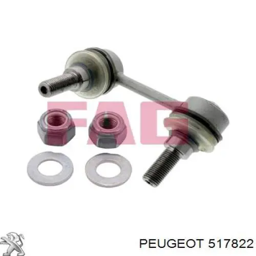Стійка стабілізатора, заднього, права Peugeot/Citroen 517822 ціна, від 10.71 USD