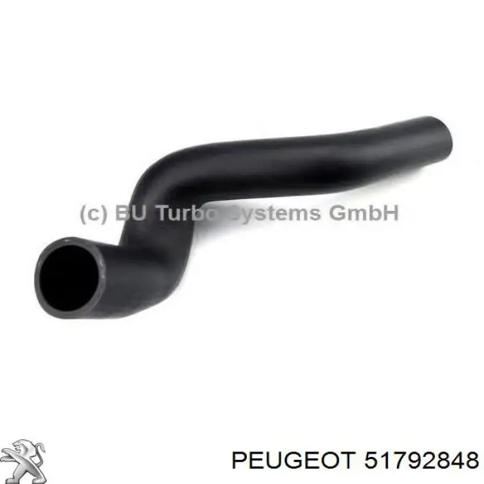 Купити 51792848 Peugeot/Citroen Шланг/патрубок интеркуллера