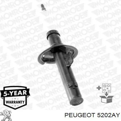 Амортизатор передній, правий 5202AY Peugeot/Citroen