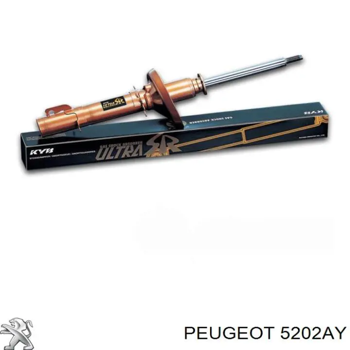 Амортизатор передній, правий Peugeot/Citroen 5202AY ціна, від 40.28 USD