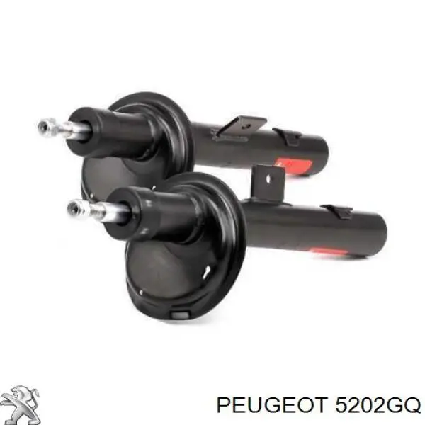 Амортизатор передній, правий 5202GQ Peugeot/Citroen