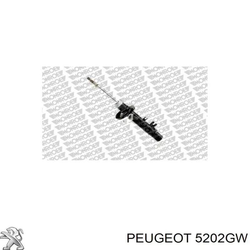 Стійка передня, ліва Peugeot/Citroen 5202GW