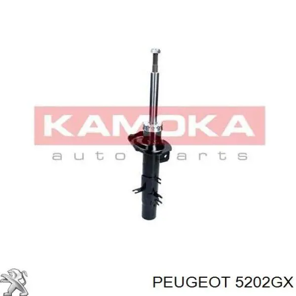 Амортизатор передній, правий 5202GX Peugeot/Citroen