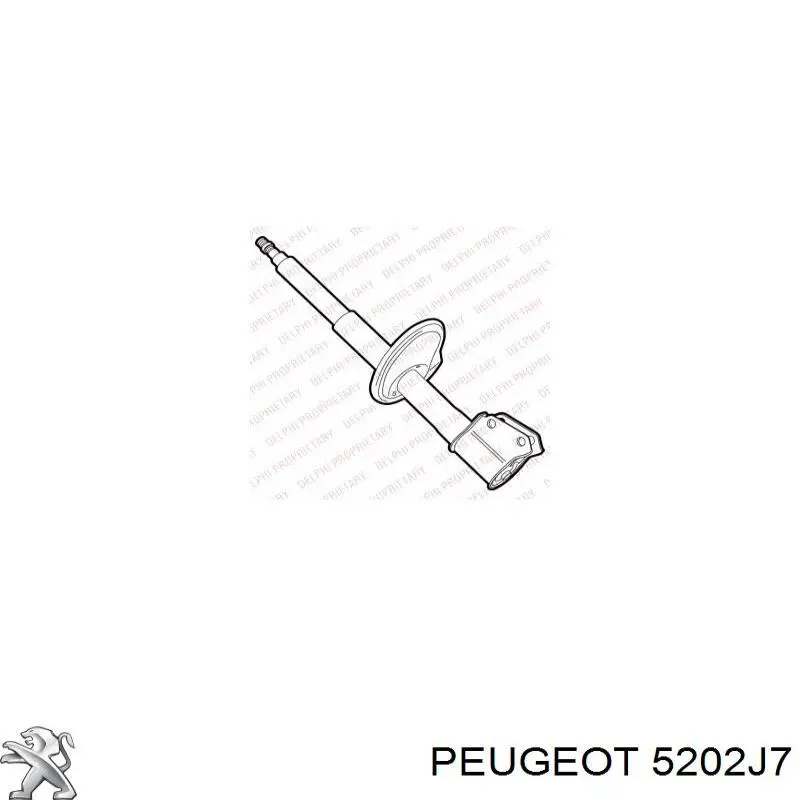Амортизатора передній лівий 5202J7 Peugeot/Citroen