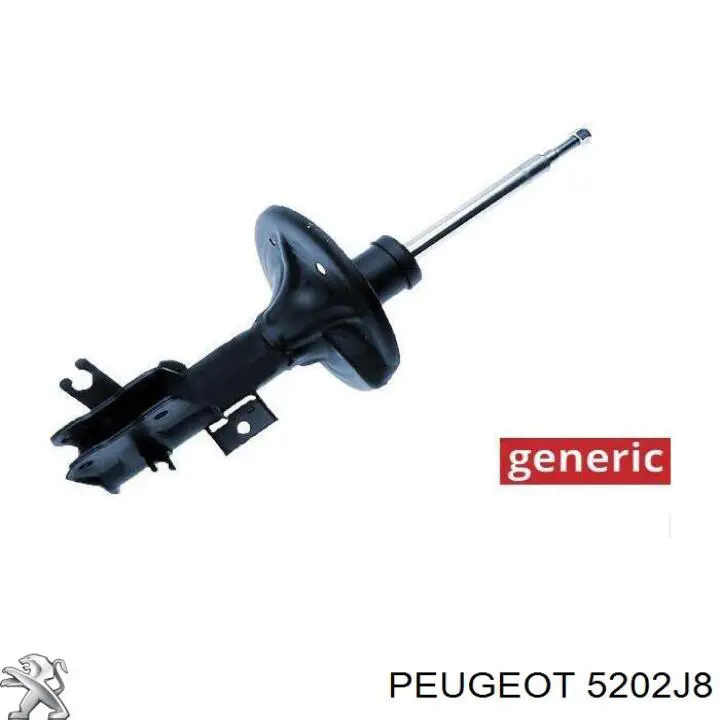 Купити 5202J8 Peugeot/Citroen Амортизатор передній, правий