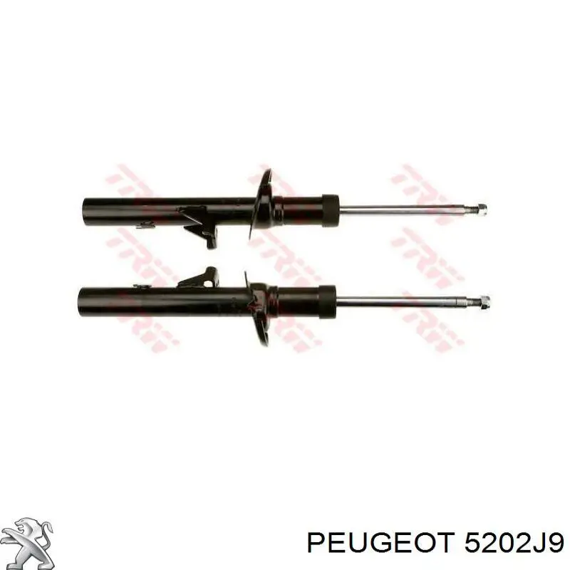 Амортизатора передній лівий 5202J9 Peugeot/Citroen