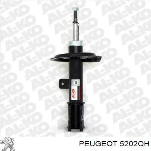 Амортизатор передній, правий 5202QH Peugeot/Citroen