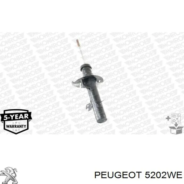 Амортизатор передньої підвіски, лівий Peugeot/Citroen 5202WE ціна, від 233.71 USD