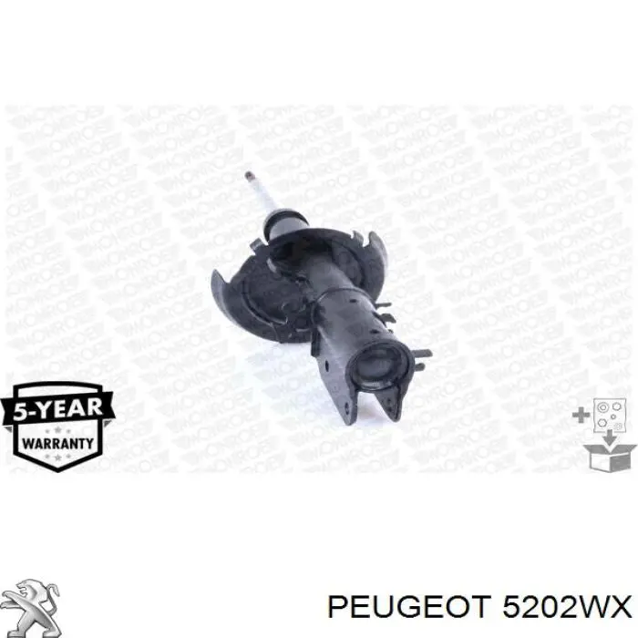 Амортизатор передній, правий Peugeot/Citroen 5202WX ціна, від 54.25 USD
