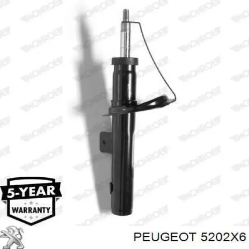 Амортизатор передньої підвіски, лівий Peugeot/Citroen 5202X6 ціна, від 31.42 USD