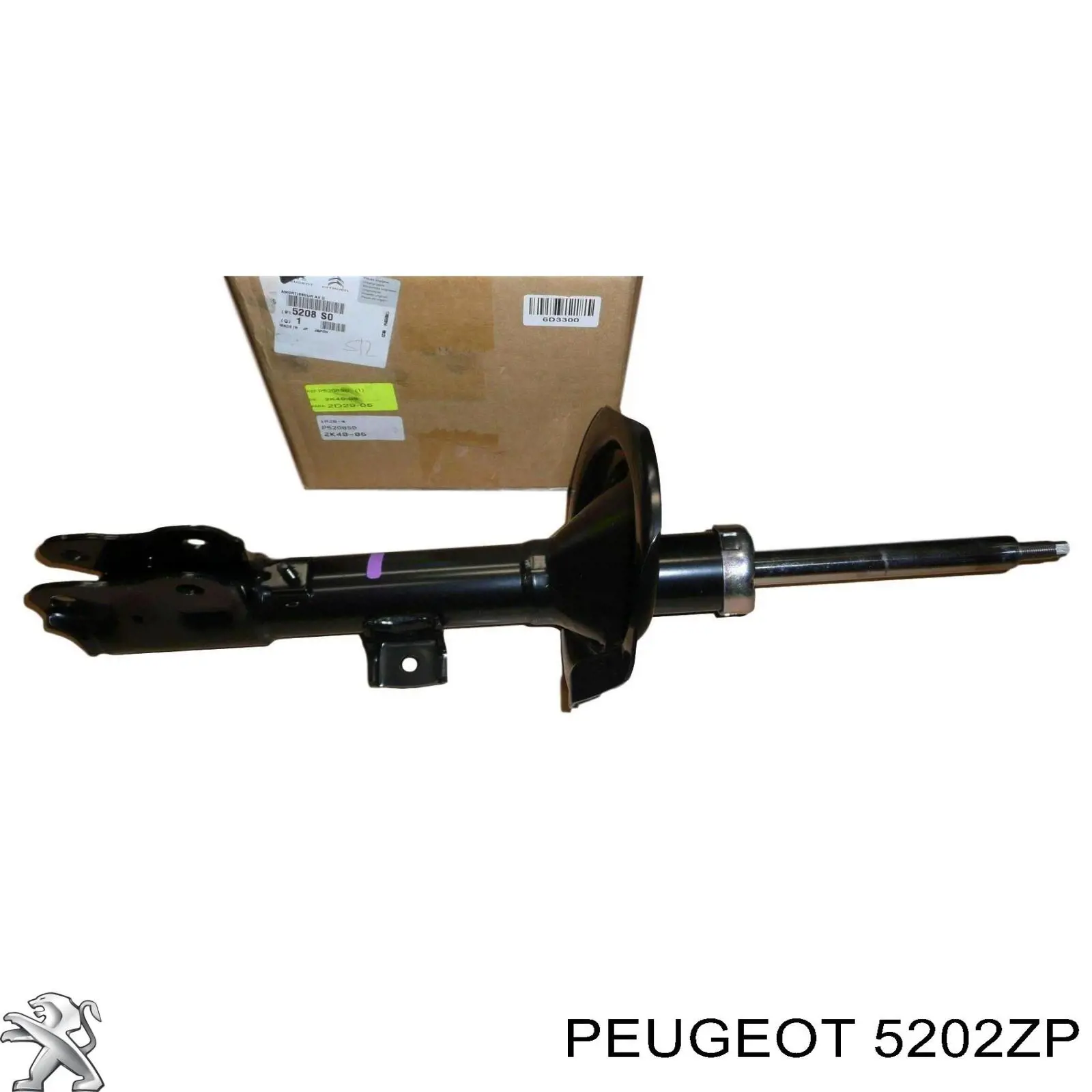 Амортизатор передньої підвіски, лівий Peugeot/Citroen 5202ZP ціна, від 50.62 USD