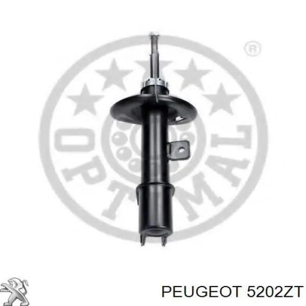 Амортизатор передній, правий Peugeot/Citroen 5202ZT ціна, від 44.09 USD
