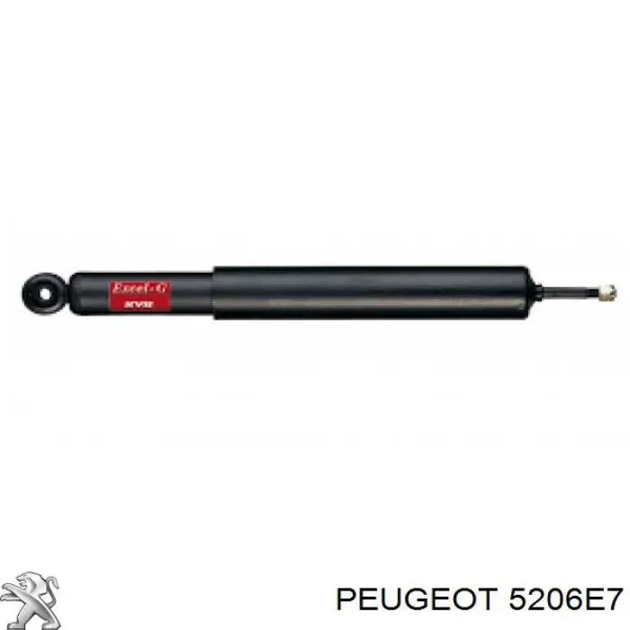 Купити 5206E7 Peugeot/Citroen Стійка амортизатора задня