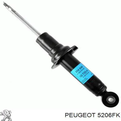Купити 5206FK Peugeot/Citroen Стійка амортизатора задня