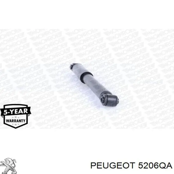 Амортизатор задній Peugeot/Citroen 5206QA ціна, від 36.35 USD