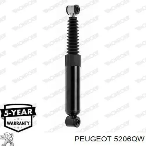Амортизатор задній Peugeot/Citroen 5206QW ціна, від 34.83 USD