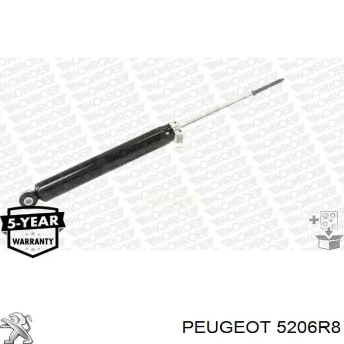 Купити 5206R8 Peugeot/Citroen Стійка амортизатора задня