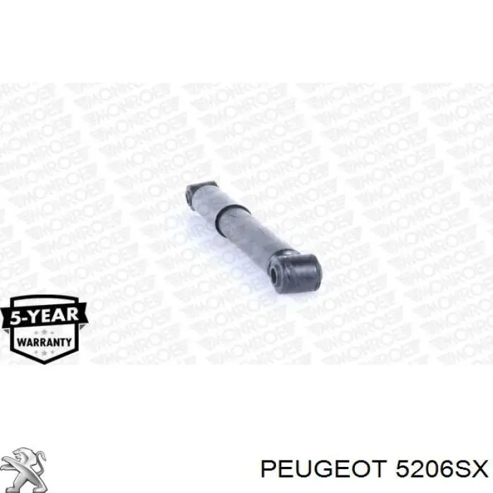 Амортизатор задній Peugeot/Citroen 5206SX ціна, від 28.11 USD