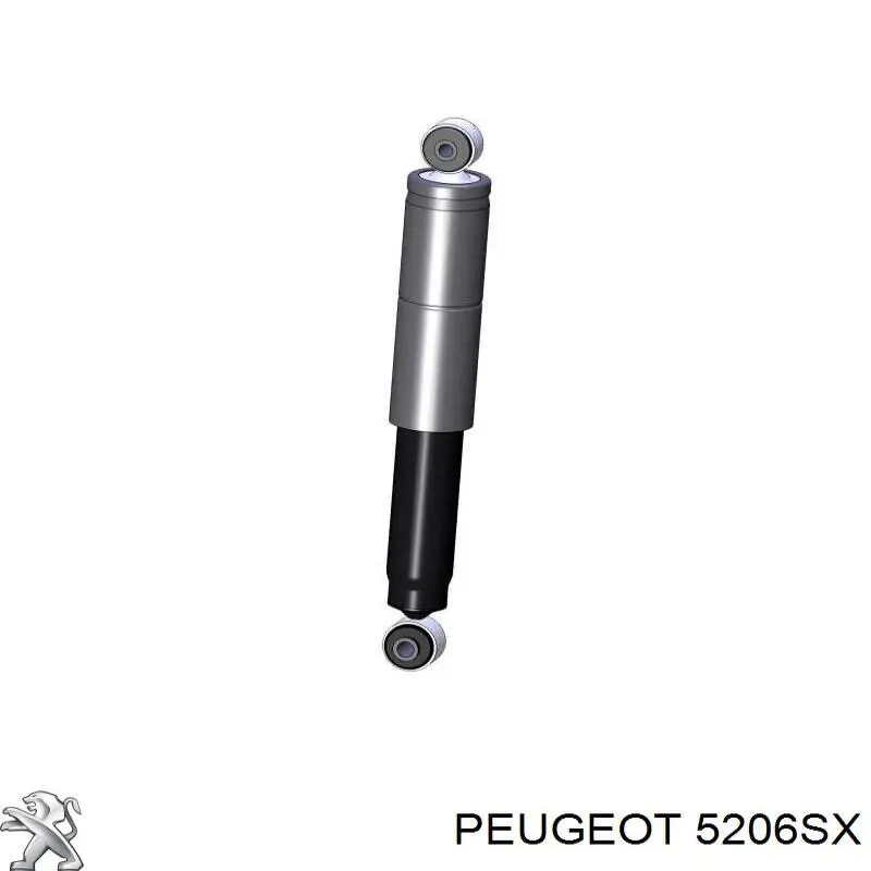 Амортизатор задній 5206SX Peugeot/Citroen