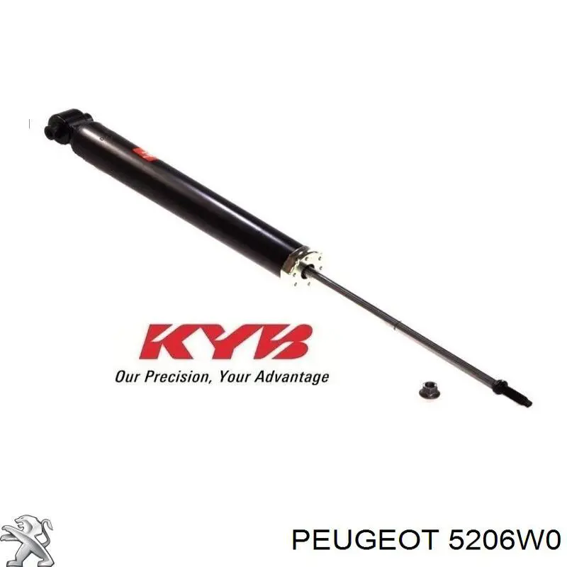 Амортизатор задній Peugeot/Citroen 5206W0 ціна, від 45.85 USD