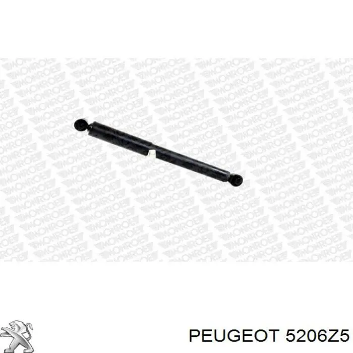 Задній амортизатор Peugeot/Citroen 5206Z5