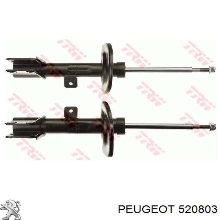 Амортизатор передньої підвіски, лівий Peugeot/Citroen 520803 ціна, від 44.02 USD