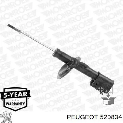 Амортизатор передній, правий Peugeot/Citroen 520834 ціна, від 55.73 USD