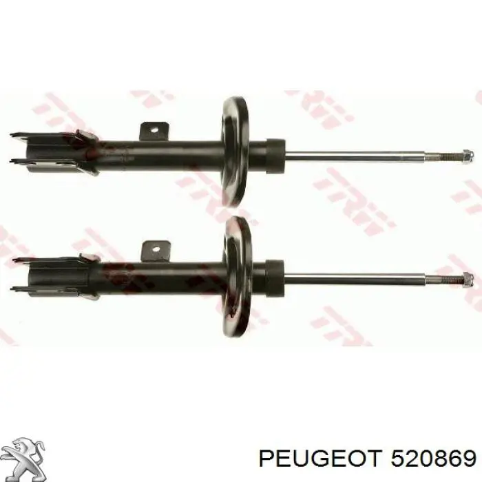 520869 Peugeot/Citroen амортизатор передній, лівий