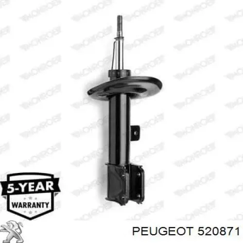 Амортизатор передньої підвіски, лівий Peugeot/Citroen 520871 ціна, від 106.99 USD