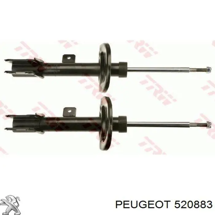 520883 Peugeot/Citroen амортизатор передній, лівий