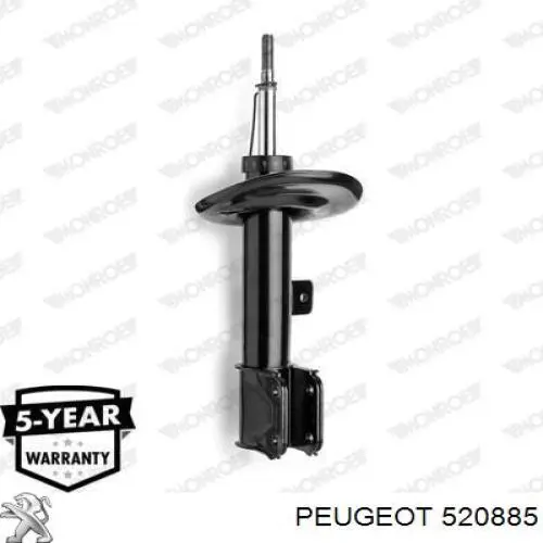 Амортизатор передньої підвіски, лівий Peugeot/Citroen 520885 ціна, від 51.46 USD