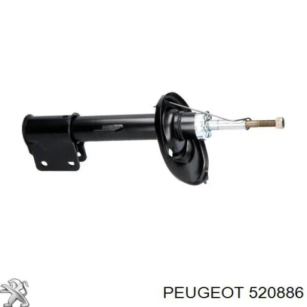 Амортизатор передній, правий 520886 Peugeot/Citroen