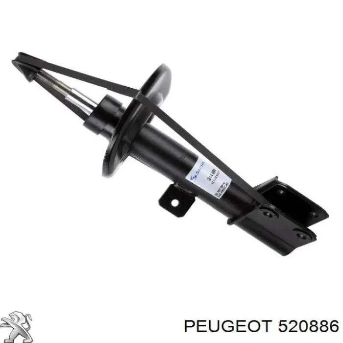 520886 Peugeot/Citroen амортизатор передній, правий