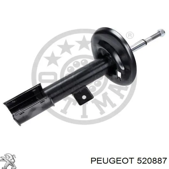 Стійка передня, ліва Peugeot/Citroen 520887