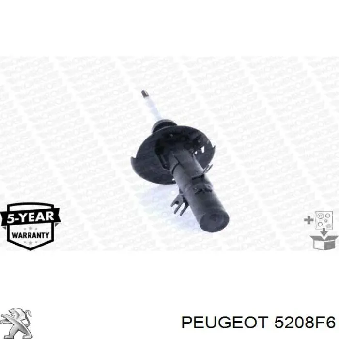Стійка передня, ліва Peugeot/Citroen 5208F6