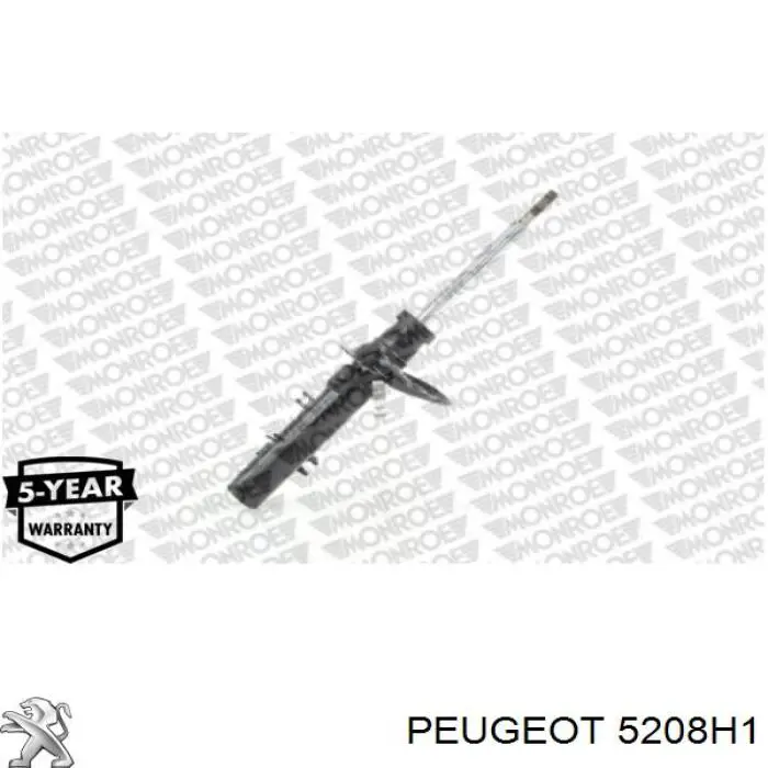 Амортизатор передньої підвіски, лівий Peugeot/Citroen 5208H1 ціна, від 67.30 USD
