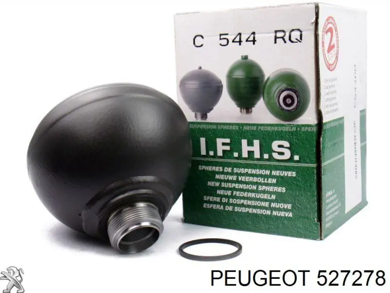 Купити 527278 Peugeot/Citroen Гідроакумулятор системи амортизації, задній