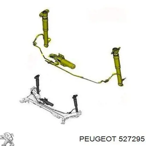 Амортизатор задній Peugeot/Citroen 527295 ціна, від 530.73 USD