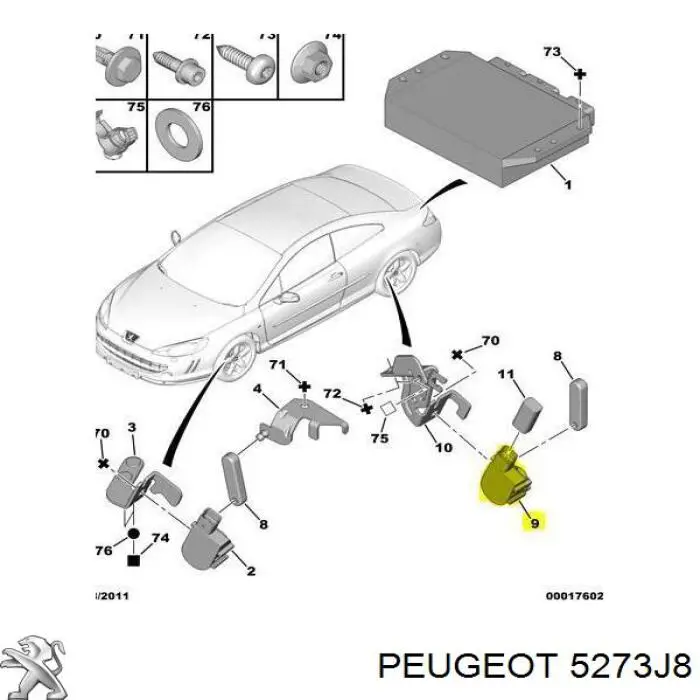  5273J8 Peugeot/Citroen