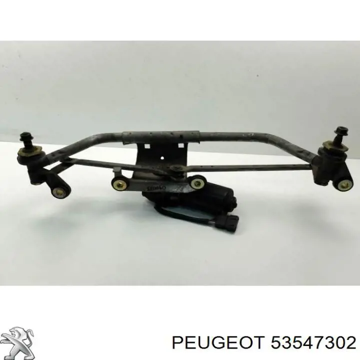 Двигун склоочисника лобового скла (трапеції) 53547302 Peugeot/Citroen