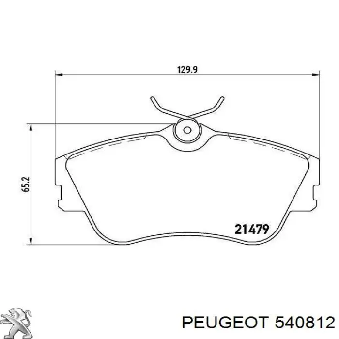 Ковпачок колісного болта Peugeot/Citroen 540812 ціна, від 3.45 USD