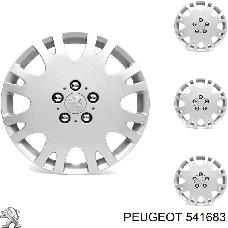 Ковпак диска Peugeot/Citroen 541683