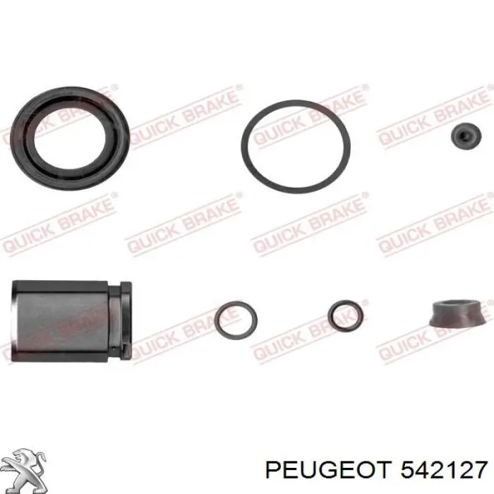 Супорт гальмівний задній правий Peugeot/Citroen 542127 ціна, від 45.52 USD
