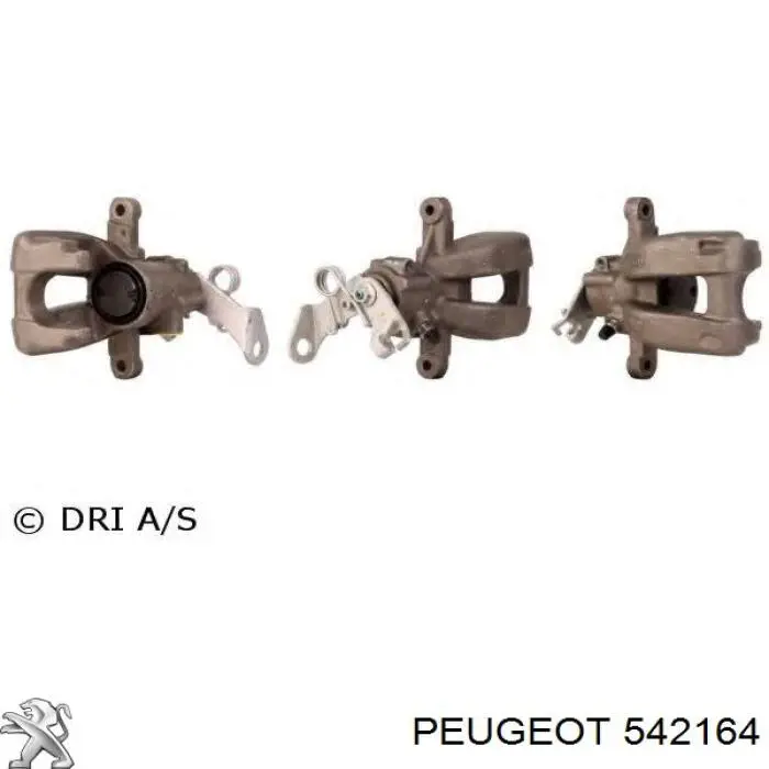 Ремкомплект супорту гальмівного заднього Peugeot/Citroen 542164 ціна, від 14.22 USD