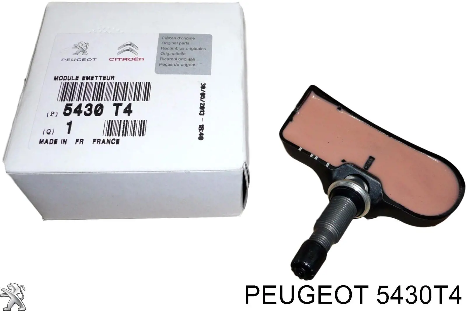 5430T4 Peugeot/Citroen датчик тиску повітря в шинах