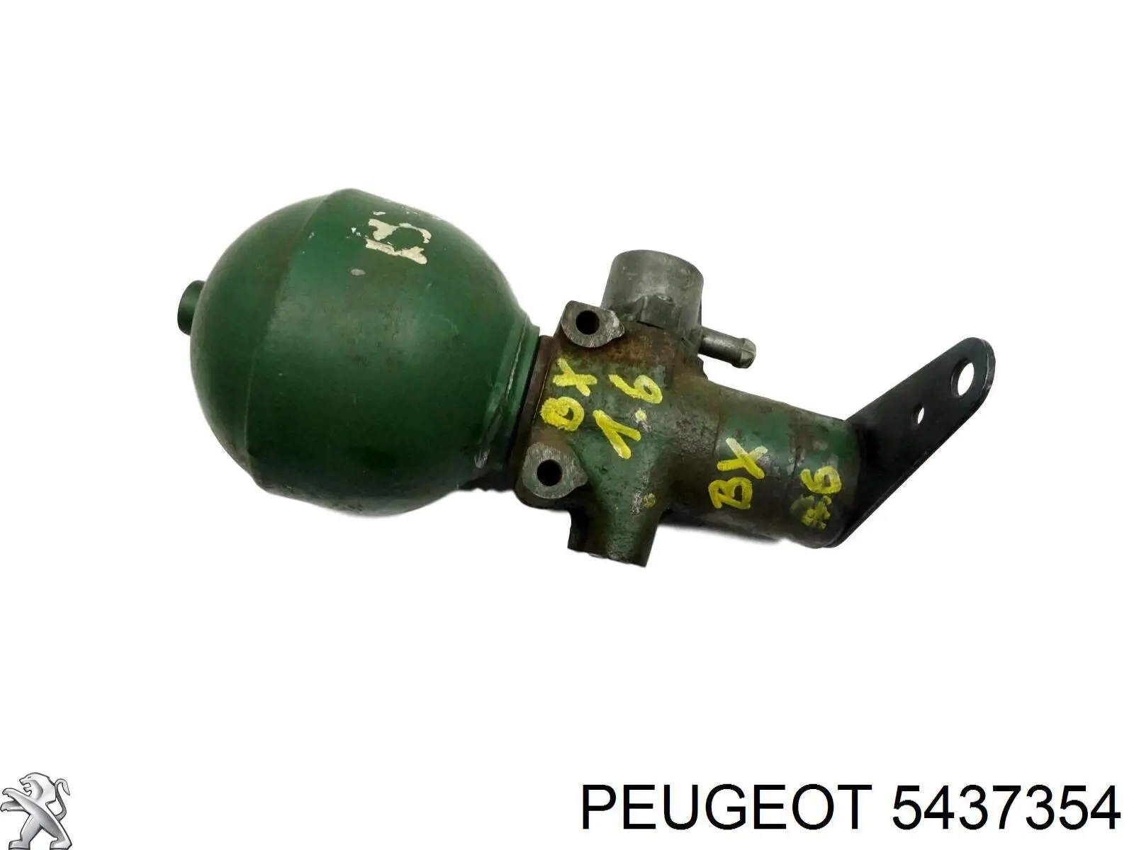 Гідроакумулятор системи амортизації, передній Peugeot/Citroen 5437354 ціна, від 48.25 USD