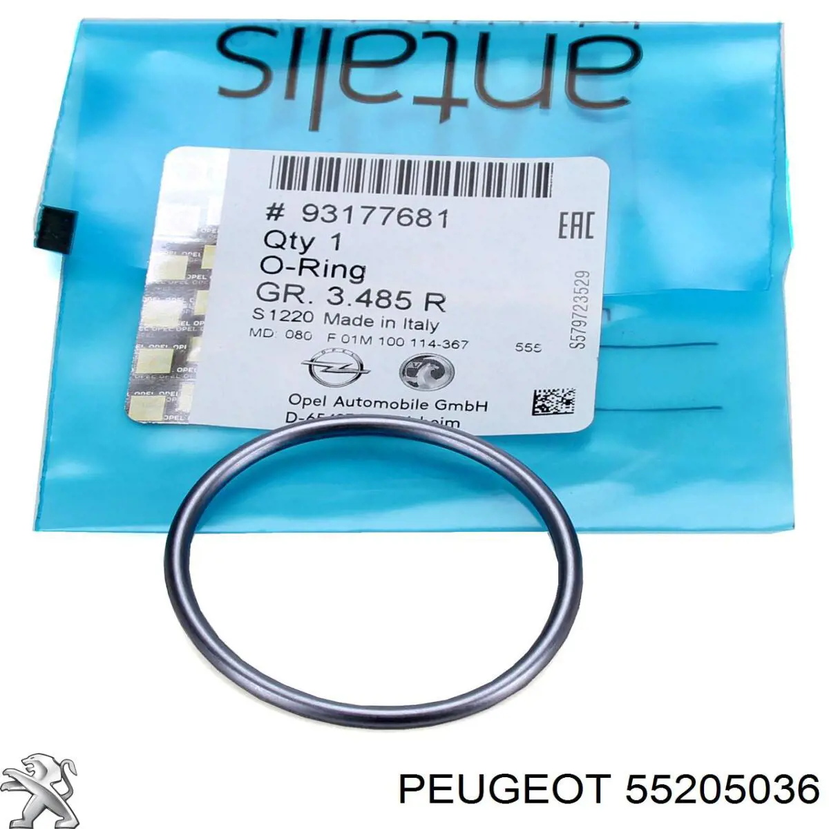 Кільце форсунки 55205036 Peugeot/Citroen