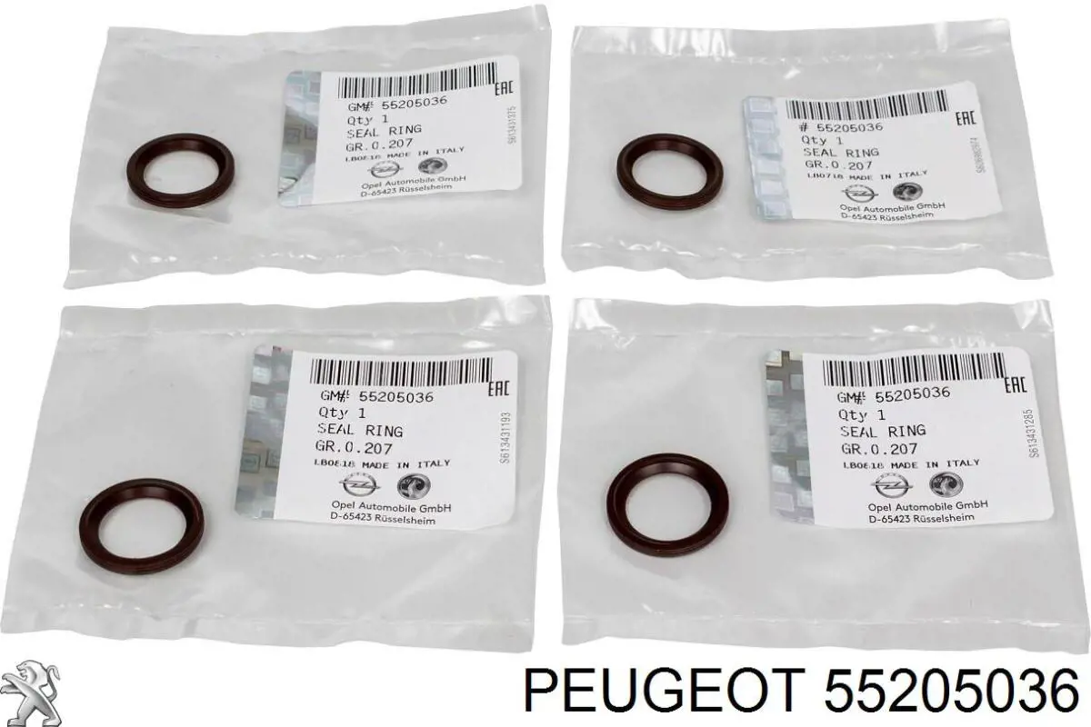 Купити 55205036 Peugeot/Citroen Кільце форсунки