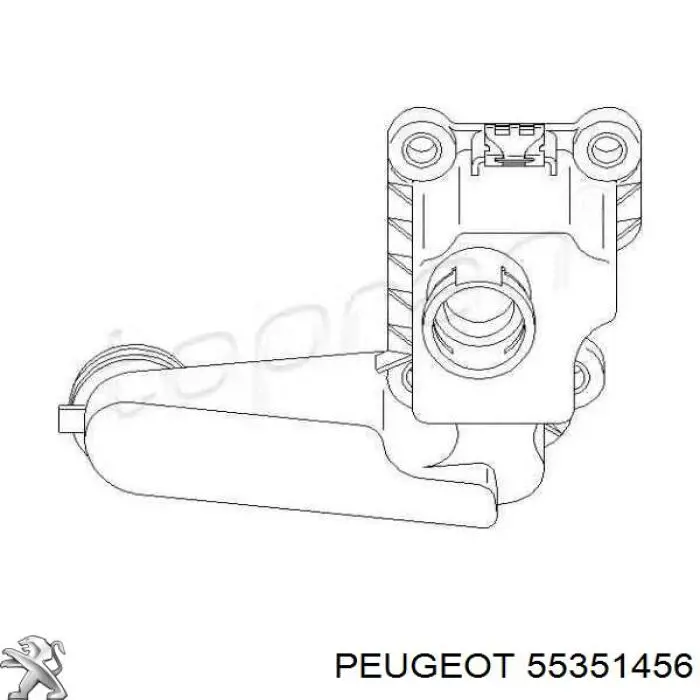 Прокладка клапанної кришки двигуна 55351456 Peugeot/Citroen